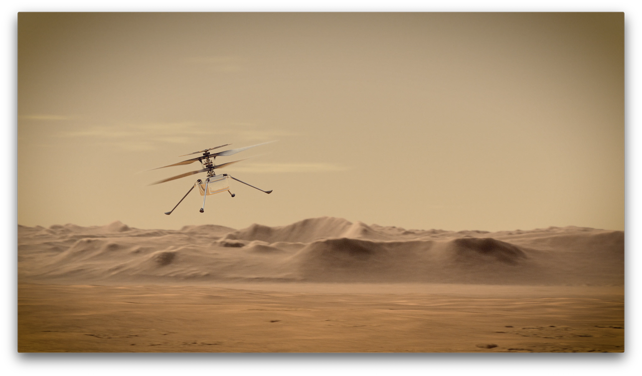 Helikoptéra na Marsu. Sci-FI? Ne, od února realita!